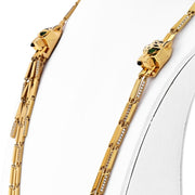Cartier Double Panthere Tassel Long Strand Necklace