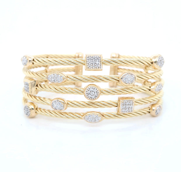 David Yurman Confetti Diamond Cuff Bracelet