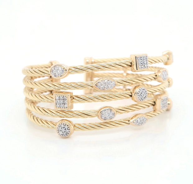 David Yurman Confetti Diamond Cuff Bracelet