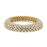 Van Cleef & Arpels Vintage Pave Diamond Line Bracelet