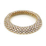 Van Cleef & Arpels Vintage Pave Diamond Line Bracelet
