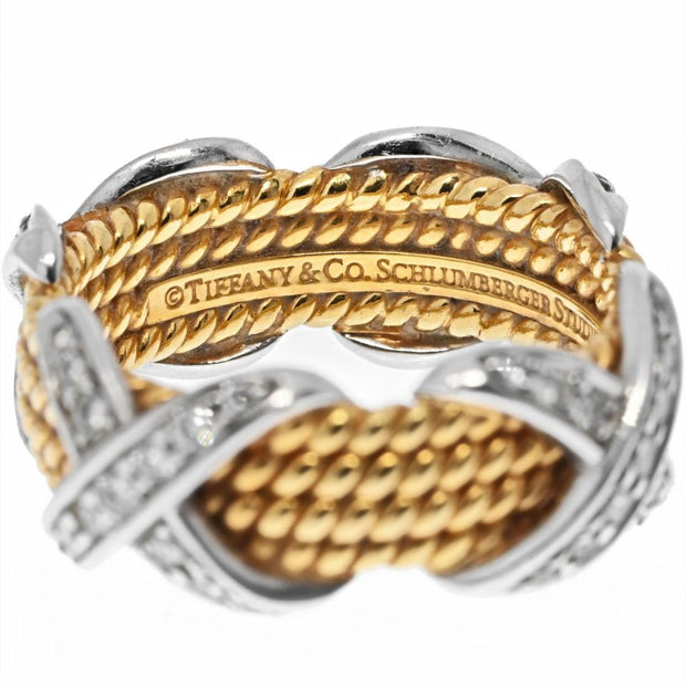Tiffany & Co Schlumberger Four Row Diamond Ring