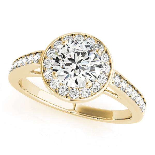 Halo Diamond Engagement Ring