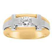 0.5 CT Round Diamond Solitaire Ring
