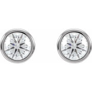 14K White 3/4 CTW Lab-Grown Diamond Cocktail-Style Earrings