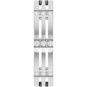 14K White Gold 1/6 CTW Geometric Cutout Diamond Wedding Band