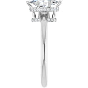 14K White Gold 3/4 CTW Marquise Diamond Solitaire Engagement Ring