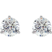 14K White Gold 1/2 CTW Natural Diamond Stud Earrings