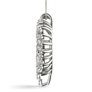 Multi-Diamond Round Pendant