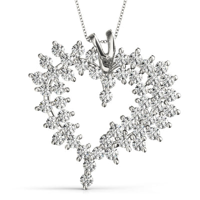 Multi-Diamond Round Pendant