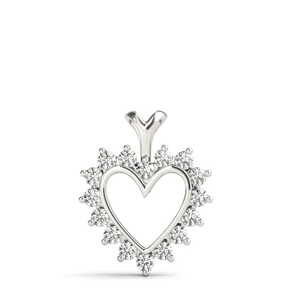 Multi-Diamond Round Pendant