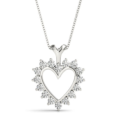 Multi-Diamond Round Pendant