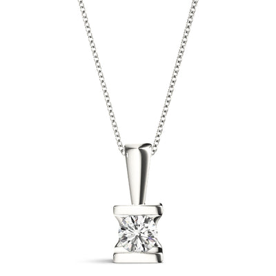 1.0 CT Round Diamond Solitaire Pendant