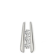 Round Diamond 0.6 CTW Three-Stone Pendant