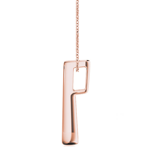 18K Rose Gold 1 ctw Round Diamond Three-Stone Pendant