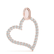 Rose Gold 1 CT Diamond Fashion Pendant