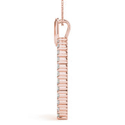 Rose Gold 1 CT Diamond Fashion Pendant