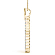 14K Yellow Gold Diamond Fashion Pendant