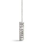 Multi-Diamond Round Pendant