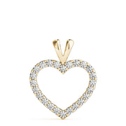 14K Yellow Gold Diamond Fashion Pendant