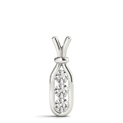 Three Stone Diamond Pendant