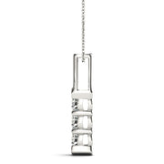 Round Diamond 3-Stone Pendant