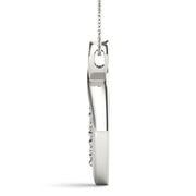 Round Diamond Three Stone Pendant