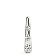 Round Diamond 0.50 CT Three-Stone Pendant