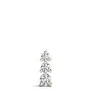 0.50 CTW Round Diamond Three-Stone Pendant