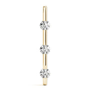 14K Yellow Gold 1 CT Diamond 3-Stone Pendant