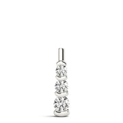 Round Diamond 0.6 CTW Three-Stone Pendant