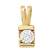 Solitaire Diamond Pendant