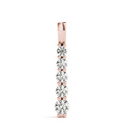 Rose Gold Diamond Pendant | 0.24 ctw Delicate Design