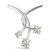 Diamond Round 3-Stone Pendant