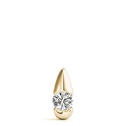 14K Yellow Gold 1/2 ct Diamond Solitaire Pendant