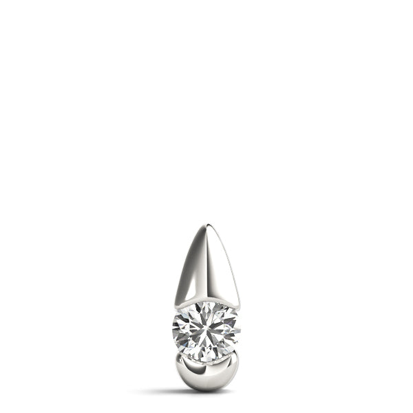 0.5 CT Round Diamond Solitaire Pendant