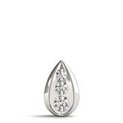0.6 CTW Round Diamond Three Stone Pendant