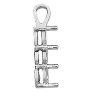 Diamond Three Stone Pendant
