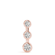 14K Rose Gold 0.35ctw Round Diamond Pendant