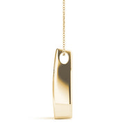 14K Yellow Gold 0.3ctw Diamond Three-Stone Pendant