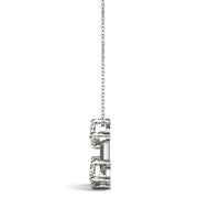 Diamond 3-Stone Round Pendant