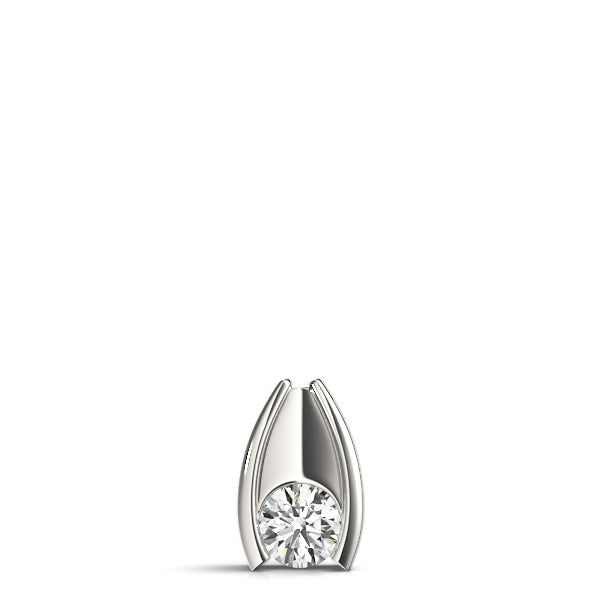 0.33 CT Round Diamond Solitaire Pendant