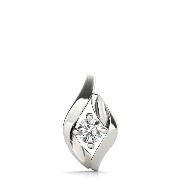 0.33 CT Round Diamond Solitaire Pendant