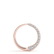 14K Rose Gold Diamond Journey Pendant