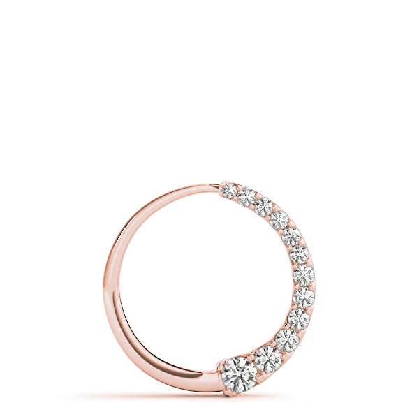 14K Rose Gold Diamond Journey Pendant