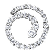 Diamond Journey Pendant in Multiple Metals