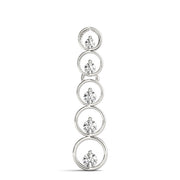 0.6 CTW Round Diamond Journey Pendant