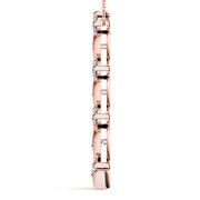 14K Rose Gold Diamond Journey Pendant