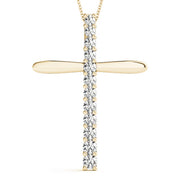 14K Yellow Gold Multi-Diamond Fashion Pendant