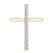 14K Yellow Gold Multi-Diamond Fashion Pendant